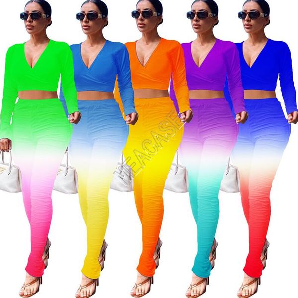 plus size women's 2 piece clothing set v-neck hoodies pleated trousers pants tracksuit crop leggings casual gradient outfit s-4xl d8170, White
plus size women's 2 piece clothing set v-neck hoodies pleated trousers pants tracksuit crop leggings casual gradient outfit s-4xl d8170, White