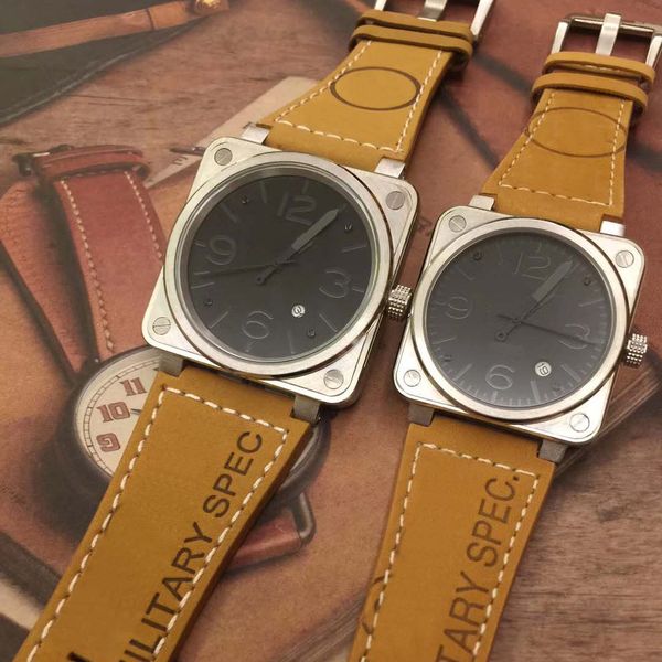 new style 2813 automatic mechanical movement squar case black dial grey number 46mm/42mm watch watches brown leather strap mens wristwatches, Slivery;brown
new style 2813 automatic mechanical movement squar case black dial grey number 46mm/42mm watch watches brown leather strap mens wristwatches, Slivery;brown