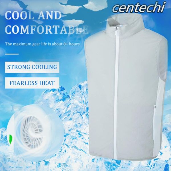 4-color summer hiking vests clothing fan cooling vest usb charging waistcoat welding cooling outdoor clothing vest, Gray;blue
4-color summer hiking vests clothing fan cooling vest usb charging waistcoat welding cooling outdoor clothing vest, Gray;blue