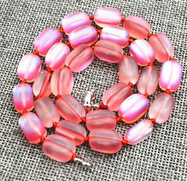 new10x14mm red irregular gleamy rainbow moonstone gem beads necklace 18, Silver
new10x14mm red irregular gleamy rainbow moonstone gem beads necklace 18, Silver