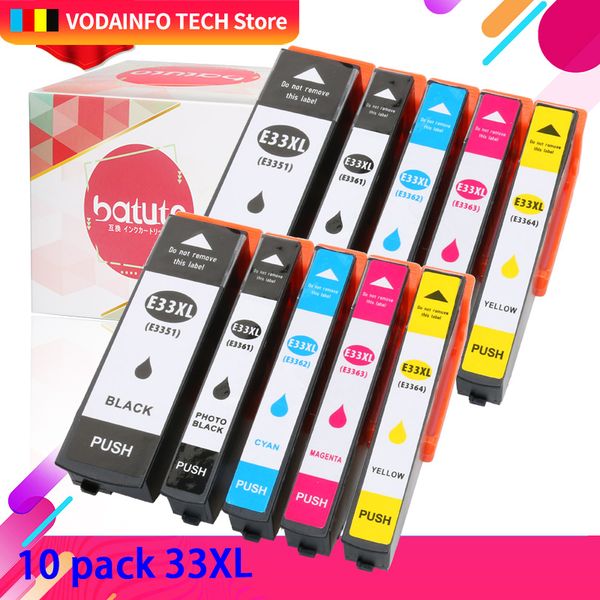 ink cartridges compatible 33xl 33 cartridge for t3351 t3361 expression xp 530 540 630 640 635 645 830 900 printer
ink cartridges compatible 33xl 33 cartridge for t3351 t3361 expression xp 530 540 630 640 635 645 830 900 printer