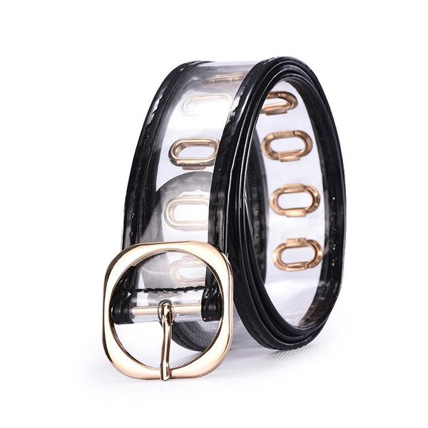 black white transparent strap grommet belt for women wide clear ladies dress waist belt street wild girls jeans coats06, Black;brown
black white transparent strap grommet belt for women wide clear ladies dress waist belt street wild girls jeans coats06, Black;brown