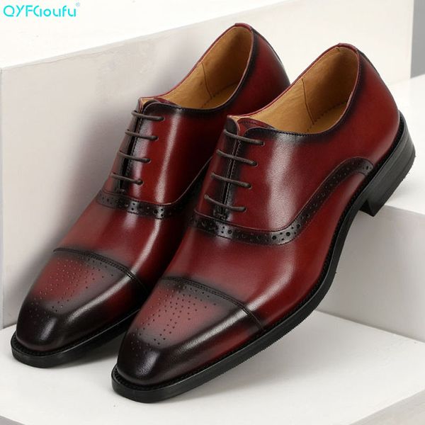 qyfcioufu 2020 genuine leather formal shoes men business wedding banquet shoe casual flats shoes handmade oxford for men, Black
qyfcioufu 2020 genuine leather formal shoes men business wedding banquet shoe casual flats shoes handmade oxford for men, Black