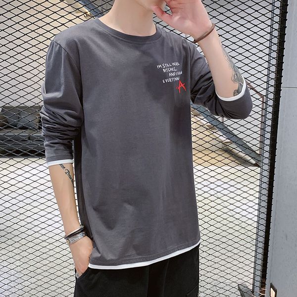 autumn long sleeve t-shirt men's 2020 new loose cotton youth t-shirt men's round neck sports base shirt men's multicolor, Black;white
autumn long sleeve t-shirt men's 2020 new loose cotton youth t-shirt men's round neck sports base shirt men's multicolor, Black;white