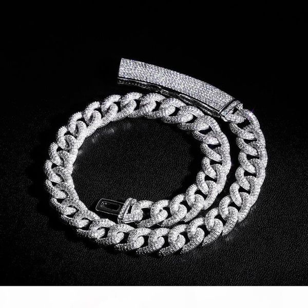 designer jewelry mens necklace hip hop 14k gold chain bling diamond iced out cuban link chains luxury jewlery rapper fashion accessories new, Silver
designer jewelry mens necklace hip hop 14k gold chain bling diamond iced out cuban link chains luxury jewlery rapper fashion accessories new, Silver