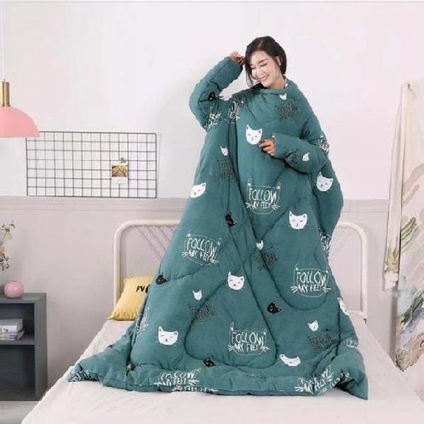 sleeper men's thickened bed new sleeves lazy quilt in autumn and winter. wearable quilt cotton comforts adults
sleeper men's thickened bed new sleeves lazy quilt in autumn and winter. wearable quilt cotton comforts adults