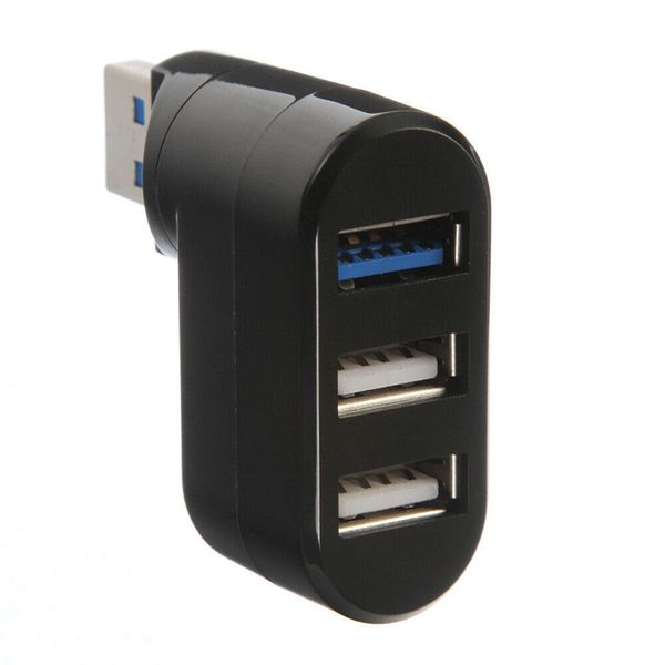 rotatable mini adapter 3 ports usb 2.0 + usb3.0 notebook / tablet / notebook computer hub - black
rotatable mini adapter 3 ports usb 2.0 + usb3.0 notebook / tablet / notebook computer hub - black