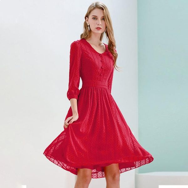 casual dresses women dress spring summer autumn red chiffon v-neck a-line high waist elegant party midi night plus size vestidos 40, Black;gray
casual dresses women dress spring summer autumn red chiffon v-neck a-line high waist elegant party midi night plus size vestidos 40, Black;gray
