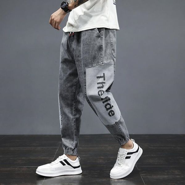 summer jeans men's long trendy brand loose trousers casual trouserstight pants casual pants large size overalls korean style trendy har, Blue
summer jeans men's long trendy brand loose trousers casual trouserstight pants casual pants large size overalls korean style trendy har, Blue