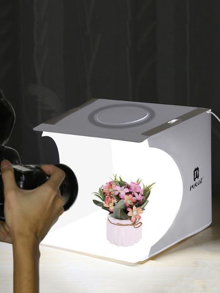 puluz 20 cm tri-color light led ring light box deskstudio shooting box kit 6 color background fotografico tent mini studio
puluz 20 cm tri-color light led ring light box deskstudio shooting box kit 6 color background fotografico tent mini studio