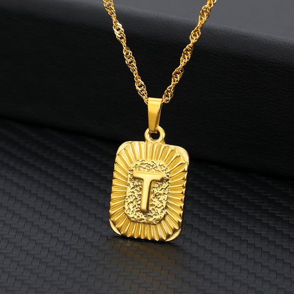 a-z initial letter necklaces for women men gold color stainless steel chain choker male female pendant necklace fashion jewelry, Silver
a-z initial letter necklaces for women men gold color stainless steel chain choker male female pendant necklace fashion jewelry, Silver