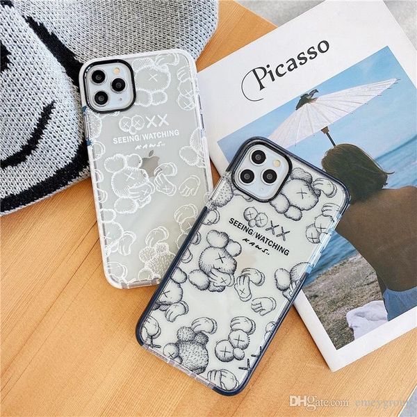 luxury designer silicone transparent cover phone case for iphone 11 pro x xs max xr 7 8 plus fashion brand soft cover funda
luxury designer silicone transparent cover phone case for iphone 11 pro x xs max xr 7 8 plus fashion brand soft cover funda