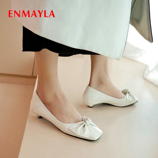 enmayla 2020 genuine leather casual round toe slip-on wedding shoes basic thin heels sweet butterfly-knot pumps women shoes, Black
enmayla 2020 genuine leather casual round toe slip-on wedding shoes basic thin heels sweet butterfly-knot pumps women shoes, Black