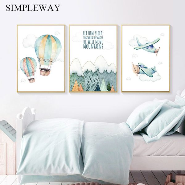 child adventure poster print watercolor artwork airplane balloon canvas painting wall picture nordic kids boy bedroom decoration
child adventure poster print watercolor artwork airplane balloon canvas painting wall picture nordic kids boy bedroom decoration
