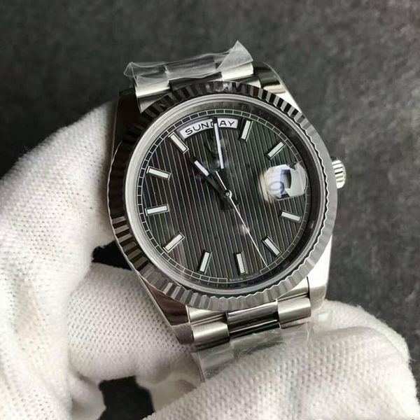 2020 new president mens watch sweep automatic movement mechanical day date silver stainess sapphire gray face solid clasp men watches, Slivery;brown
2020 new president mens watch sweep automatic movement mechanical day date silver stainess sapphire gray face solid clasp men watches, Slivery;brown