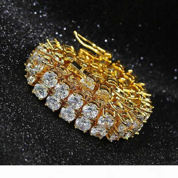 2018 18k gold plated men charm simulated diamond tennis chain bracelets iced ourat bling rhinestone chains hip hop jewelry mens jewerly, Black
2018 18k gold plated men charm simulated diamond tennis chain bracelets iced ourat bling rhinestone chains hip hop jewelry mens jewerly, Black