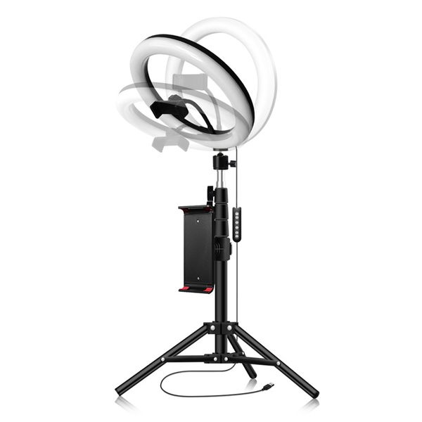 10-inch rgb ring fill light 26cm beauty makeup with phone tripod stand kit camera pgraphy ring light for selfie vlog video
10-inch rgb ring fill light 26cm beauty makeup with phone tripod stand kit camera pgraphy ring light for selfie vlog video