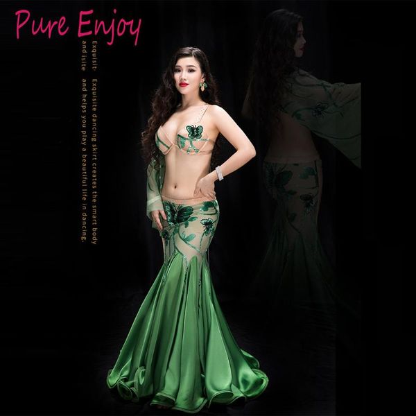 belly dancing women belly dance costume set girls dance oriental performance set wrapped fishtail skirt, Black;red 
belly dancing women belly dance costume set girls dance oriental performance set wrapped fishtail skirt, Black;red