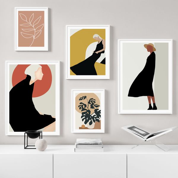 fashion abstract girl geometry leaf line nordic posters and print wall art canvas painting wall pictures for living room decor
fashion abstract girl geometry leaf line nordic posters and print wall art canvas painting wall pictures for living room decor