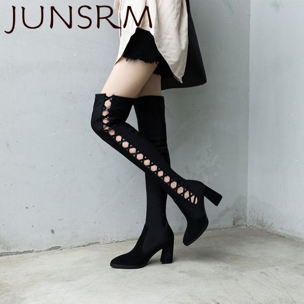 boots 2021 nightclub high women's pointed thick heel elastic stovepipe women over the knee 39, Black
boots 2021 nightclub high women's pointed thick heel elastic stovepipe women over the knee 39, Black