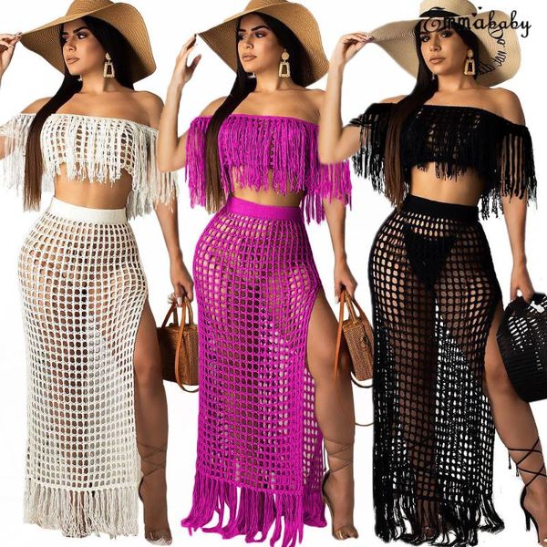 women bathing suit off shoulder beach cover up ladies see-through hollow tassel swimwear summer female bikinis 2pcs swimsuit, White;black
women bathing suit off shoulder beach cover up ladies see-through hollow tassel swimwear summer female bikinis 2pcs swimsuit, White;black