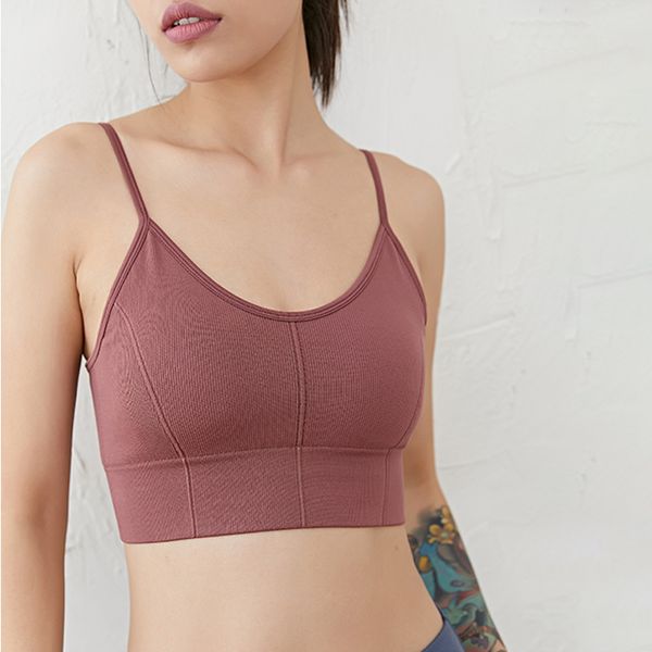 seamless yoga bra women fitness running padded push up sports gym brassiere strappy workout active wear female, White;black 
seamless yoga bra women fitness running padded push up sports gym brassiere strappy workout active wear female, White;black