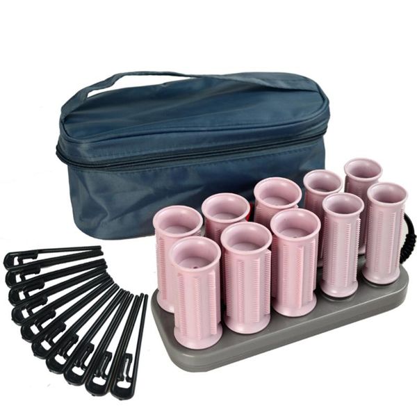 10pcs/set hair curler rollers electric tube heated roller hair curly styling sticks tools massage roller curlers accessories, Black 
10pcs/set hair curler rollers electric tube heated roller hair curly styling sticks tools massage roller curlers accessories, Black