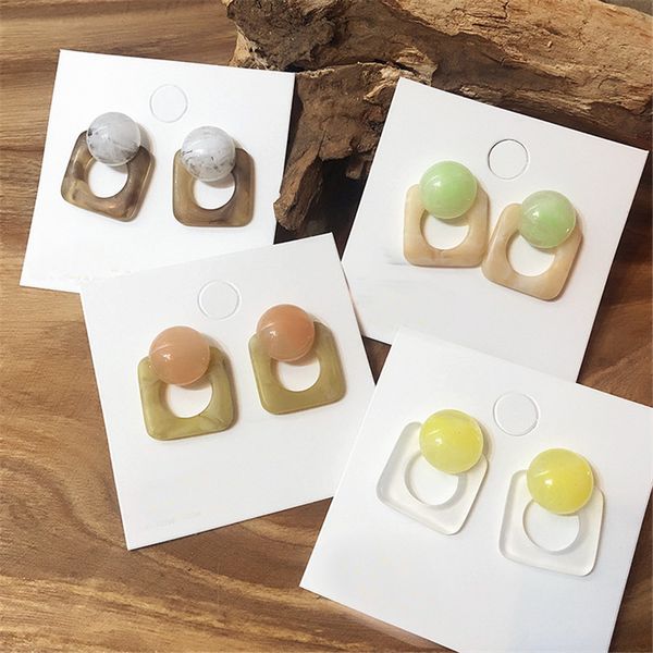 2020 korean fashion acrylic acetic acid stud earrings geometric round ball square for women girl personality simple jewelry, Golden;silver
2020 korean fashion acrylic acetic acid stud earrings geometric round ball square for women girl personality simple jewelry, Golden;silver