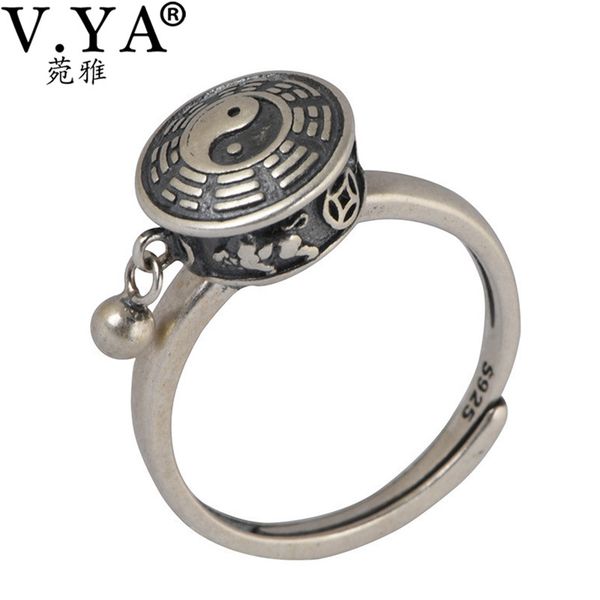 cluster rings v.ya vintage 925 silver ring thai bagua real pure fengshui taichi yinyang good luck jewelry gift, Golden;silver
cluster rings v.ya vintage 925 silver ring thai bagua real pure fengshui taichi yinyang good luck jewelry gift, Golden;silver