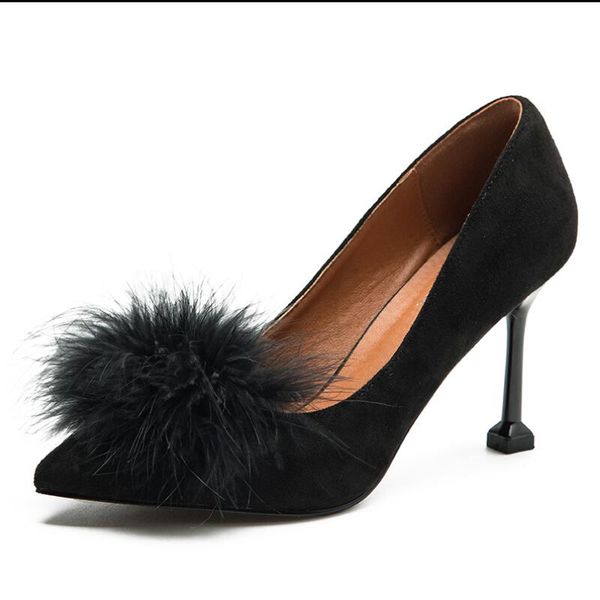 small size shoes women's stiletto shoes 2020 new net red fur high heels all-match single large size 40-43 n56, Black
small size shoes women's stiletto shoes 2020 new net red fur high heels all-match single large size 40-43 n56, Black