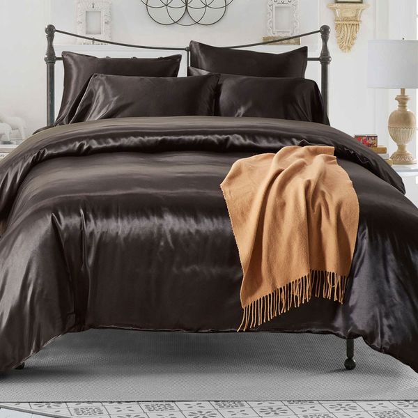 black silk 3pcs bed sheet sets fitted flat sheets twin double queen king bedding sets teenager kids boys girls quilt cover bed pillowcases
black silk 3pcs bed sheet sets fitted flat sheets twin double queen king bedding sets teenager kids boys girls quilt cover bed pillowcases