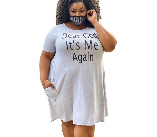 short sleeve natural color dresses plus size women clothing womens dresses fashion letter pattern loose tshirt dresses casual, Black;gray
short sleeve natural color dresses plus size women clothing womens dresses fashion letter pattern loose tshirt dresses casual, Black;gray