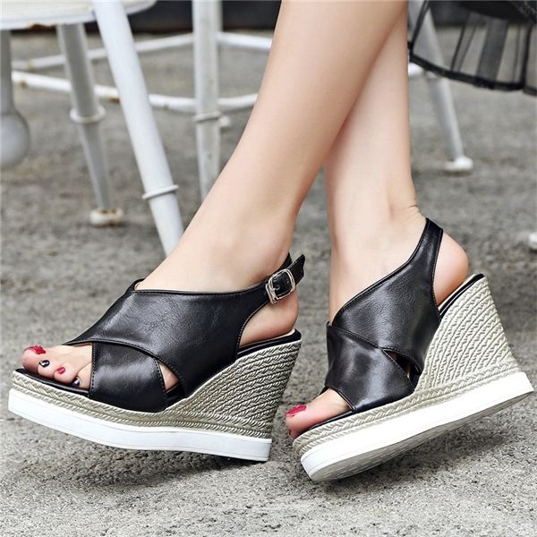 goth creepers women back strap platform wedges gladiator sandals open toe high heel punk summer party pumps shoes casual shoes 0922, Black
goth creepers women back strap platform wedges gladiator sandals open toe high heel punk summer party pumps shoes casual shoes 0922, Black