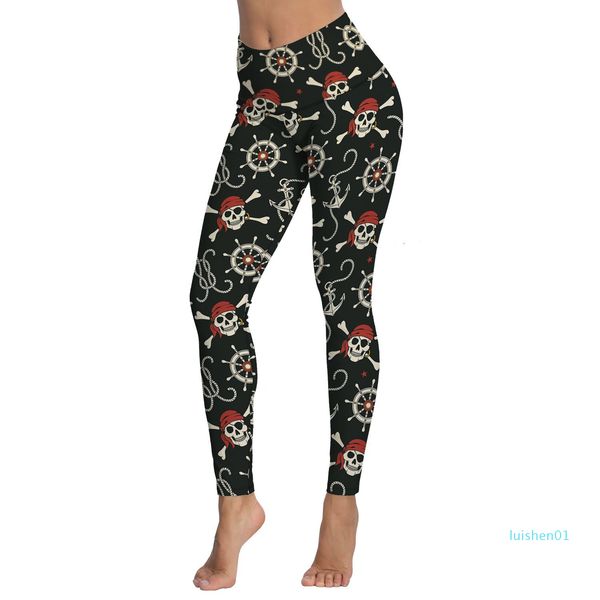 2020new women pirate printed yoga pants power stretch workout leggings with high waist tummy control l01, White;red
2020new women pirate printed yoga pants power stretch workout leggings with high waist tummy control l01, White;red