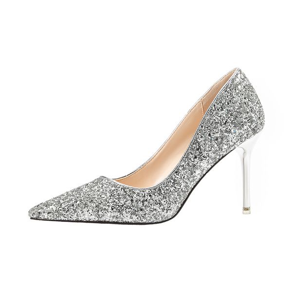 женские туфли на шпильках sexy остроконечные высокий каблук sequined женская свадебная обувь, Black
женские туфли на шпильках sexy остроконечные высокий каблук sequined женская свадебная обувь, Black