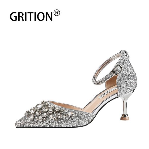 grition women sandals bling high heel wedding shoes gold sequins stiletto ladies shoes elegant buckle slip on summer, Black
grition women sandals bling high heel wedding shoes gold sequins stiletto ladies shoes elegant buckle slip on summer, Black