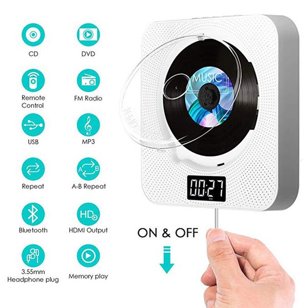 cd player home wall-mounted dvd high-definition dual speaker dvd player bluetooth english learning repeat mp3
cd player home wall-mounted dvd high-definition dual speaker dvd player bluetooth english learning repeat mp3