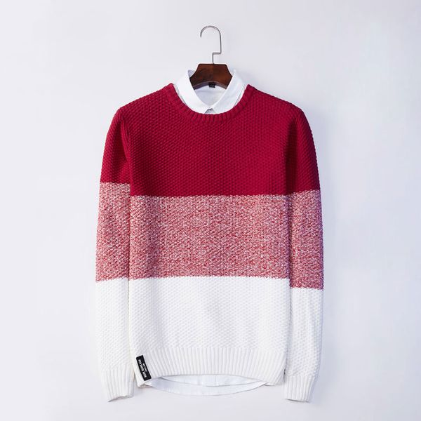 autumn new casual men sweater winter fashion patchwork pullovers sweater regular fit warm knitting brand clothes sweatercoat, White;black
autumn new casual men sweater winter fashion patchwork pullovers sweater regular fit warm knitting brand clothes sweatercoat, White;black