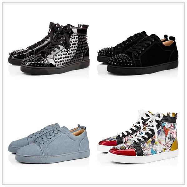 womens casual shoe classic black party shoes spikes red bottom sneaker flat mens high lace-up fashion wedding chaussures
womens casual shoe classic black party shoes spikes red bottom sneaker flat mens high lace-up fashion wedding chaussures
