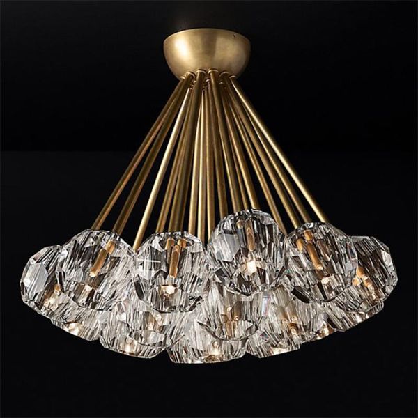 new style all-copper light luxury led crystal chandelier nordic living room pendant lights dining room bedroom crystal molecule pendant lamp
new style all-copper light luxury led crystal chandelier nordic living room pendant lights dining room bedroom crystal molecule pendant lamp