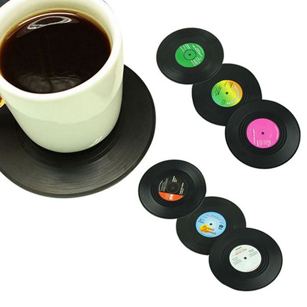 6pcs/set home table cup mat retro cd record coasters creative coffee drink tea placemat mug pad hha1564
6pcs/set home table cup mat retro cd record coasters creative coffee drink tea placemat mug pad hha1564