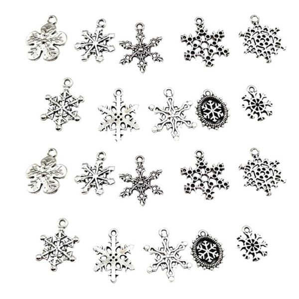 20pcs snowflake decors xmas pendants alloy decors for necklace bracelet christmas, Bronze;silver
20pcs snowflake decors xmas pendants alloy decors for necklace bracelet christmas, Bronze;silver