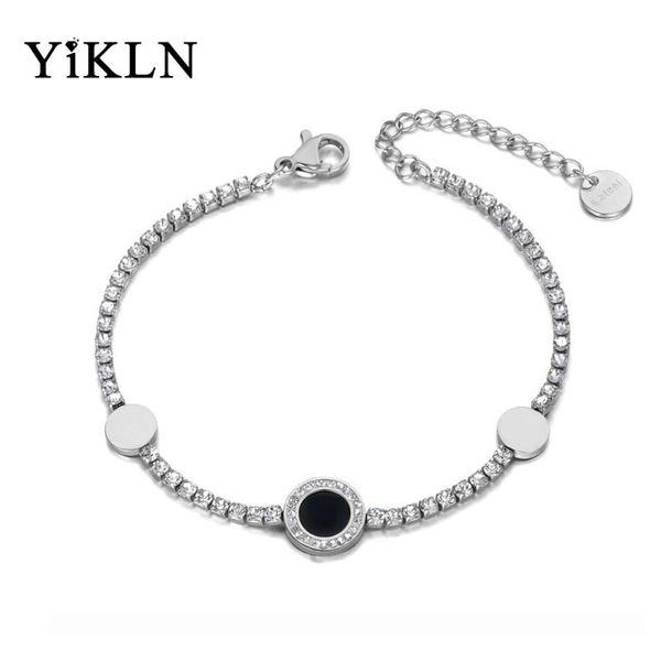 charm bracelets yikln vintage clay rhinestone disc for women stainless steel cz crystal chain bracelet christmas yb19133, Golden;silver
charm bracelets yikln vintage clay rhinestone disc for women stainless steel cz crystal chain bracelet christmas yb19133, Golden;silver