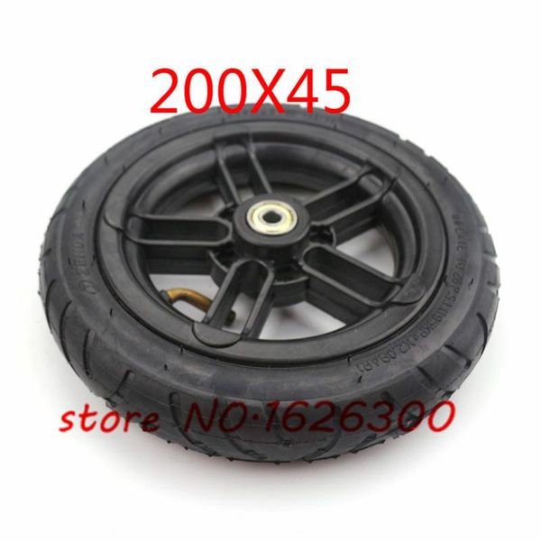 high performance 6mm 8mm 10mm inner hole wheel 200x45 wheel 8 inch castor with tyre & tube motorcycle parts electric scoot
