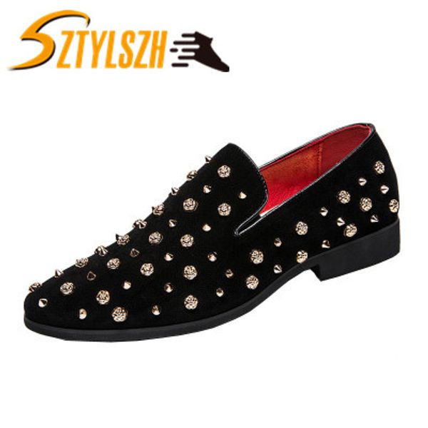 mens studded loafers men spike shoes footwear rhinestone wedding luxury fashion shoes men cool designer loafers for, Black
mens studded loafers men spike shoes footwear rhinestone wedding luxury fashion shoes men cool designer loafers for, Black