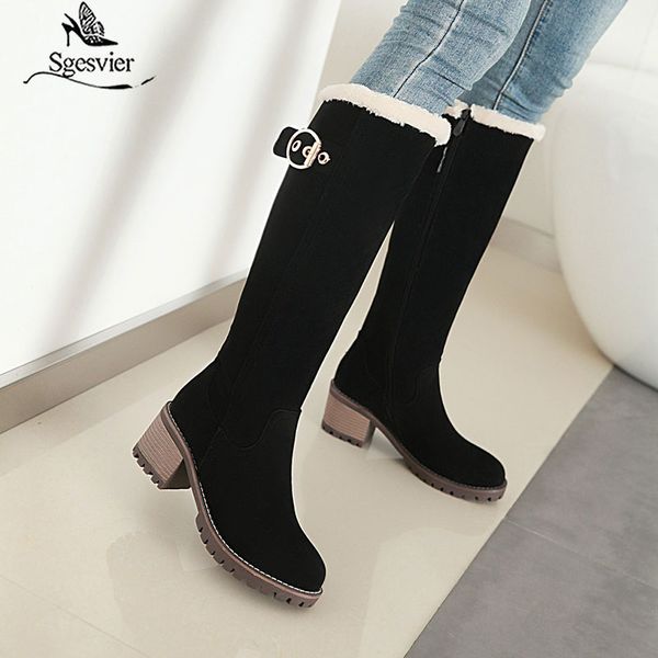 sgesvierwomen boots female winter shoes woman fur warm snow boots fashion square high heels knee high black
sgesvierwomen boots female winter shoes woman fur warm snow boots fashion square high heels knee high black