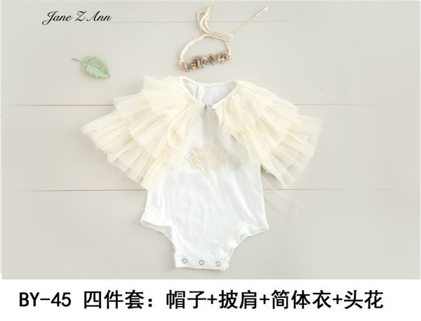 jane z ann baby girl studio shooting princess clothing 3pcs headband+bodysuit+cloak pgraphy props, Slivery;white
jane z ann baby girl studio shooting princess clothing 3pcs headband+bodysuit+cloak pgraphy props, Slivery;white
