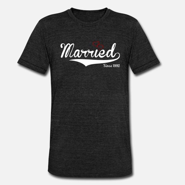 married since 1992 t shirt men personalized cotton size s-3xl fit sunlight humor summer leisure shirt, White;black
married since 1992 t shirt men personalized cotton size s-3xl fit sunlight humor summer leisure shirt, White;black