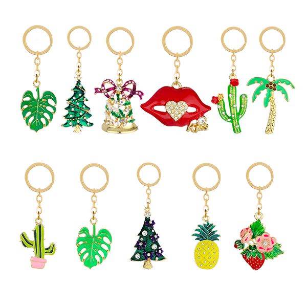 rhinestone alloy keychain key ring small gift cartoon small fresh fruit plant christmas style ladies bag accessories, Silver
rhinestone alloy keychain key ring small gift cartoon small fresh fruit plant christmas style ladies bag accessories, Silver