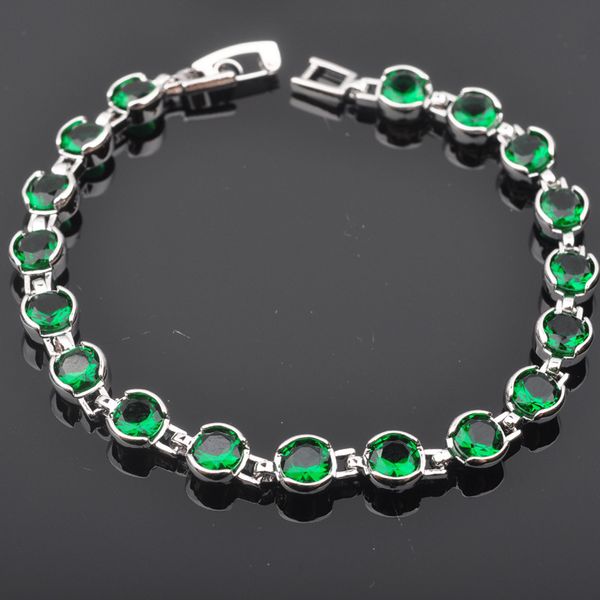 for women jewelry link chain bracelet 7 inch bracelet green cubic zirconia silver color wedding jewellery 2020 new r01231, Black
for women jewelry link chain bracelet 7 inch bracelet green cubic zirconia silver color wedding jewellery 2020 new r01231, Black